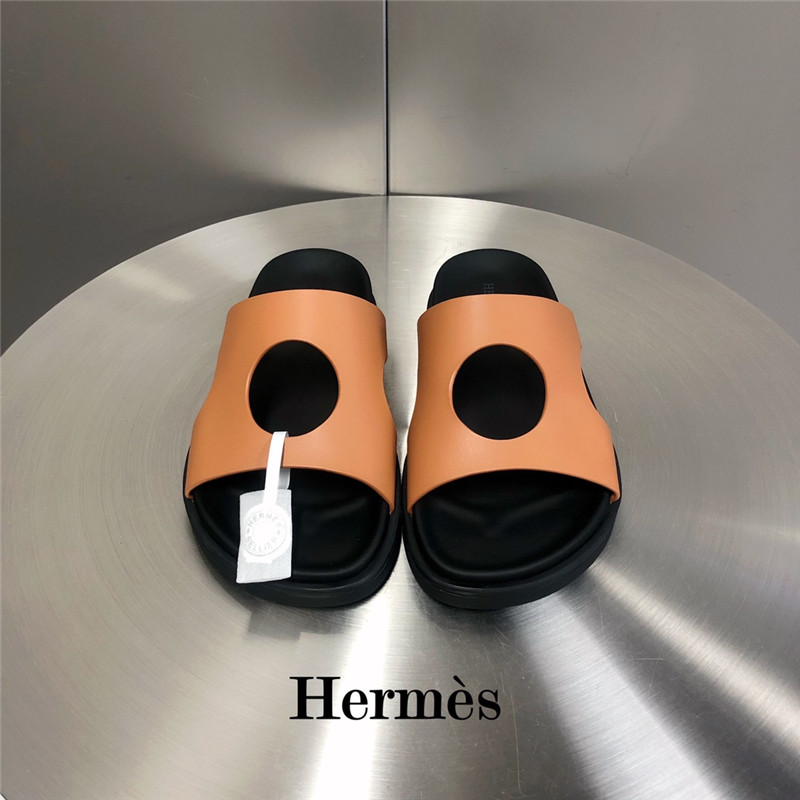 hermes edith hole slippers