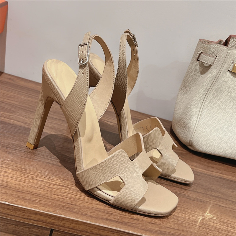 Hermès early spring counter new high-heeled sandals