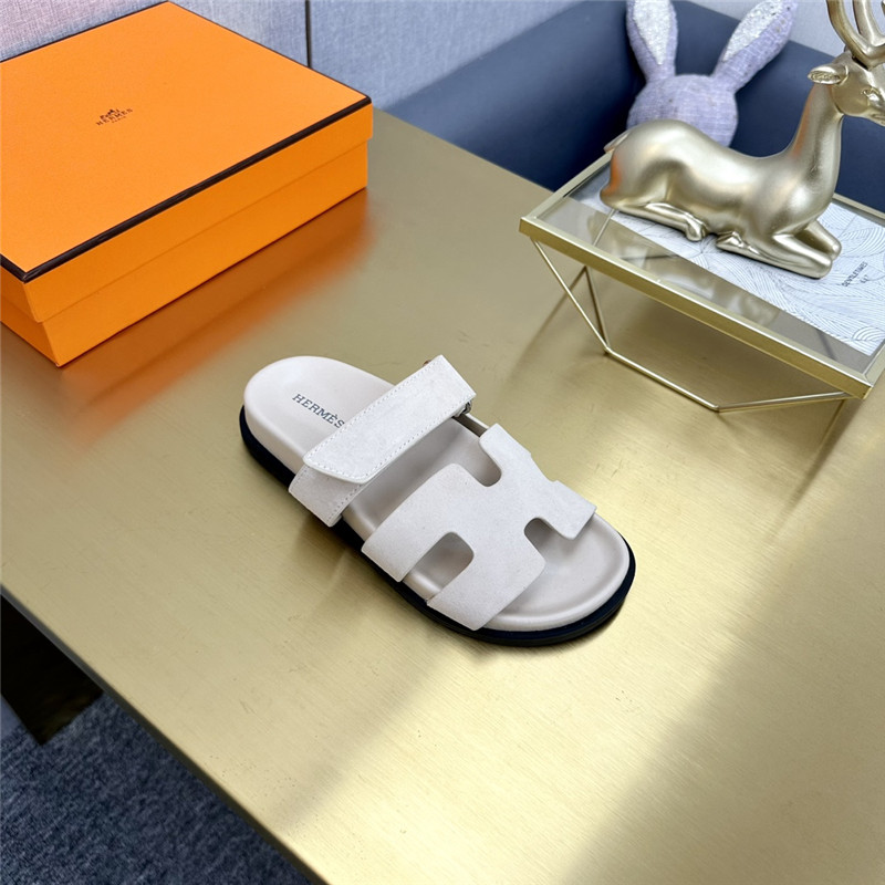 Hermès roll cake hair uncle slippers