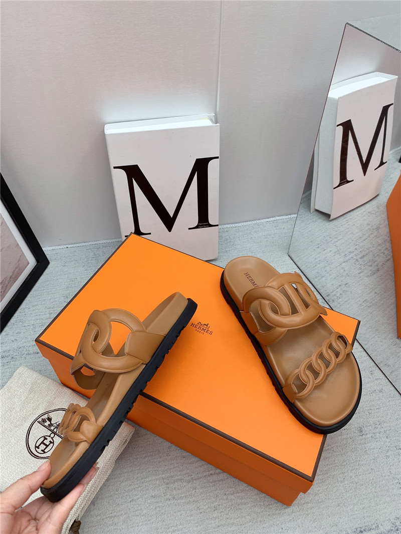 hermes flat sandals
