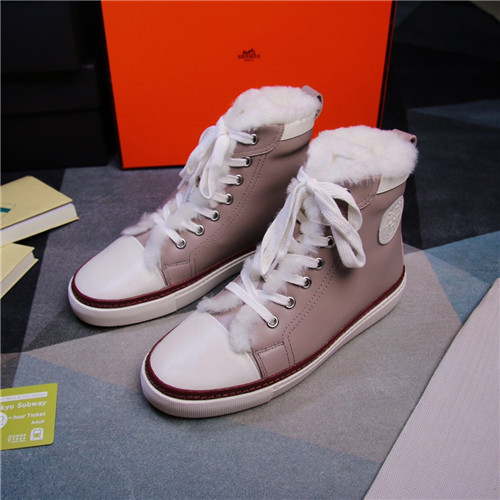 Hermes Birkin Replica wool high-top shoes
