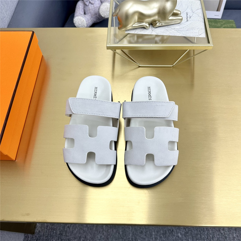 Hermès roll cake hair uncle slippers