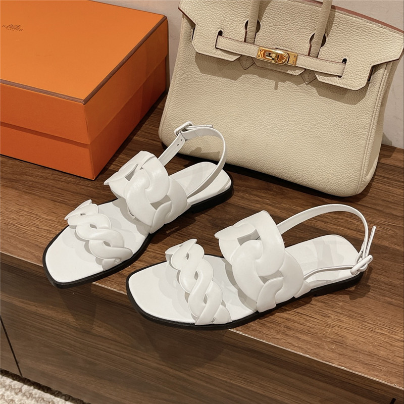 Hermès pig nose sandals
