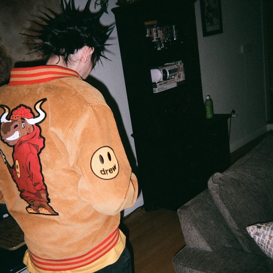 Drew House Corduroy Jacket Baseball Cardigan Sweatshirt