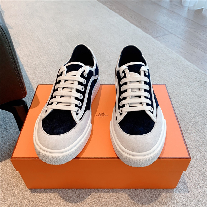 Hermès British retro casual shoes