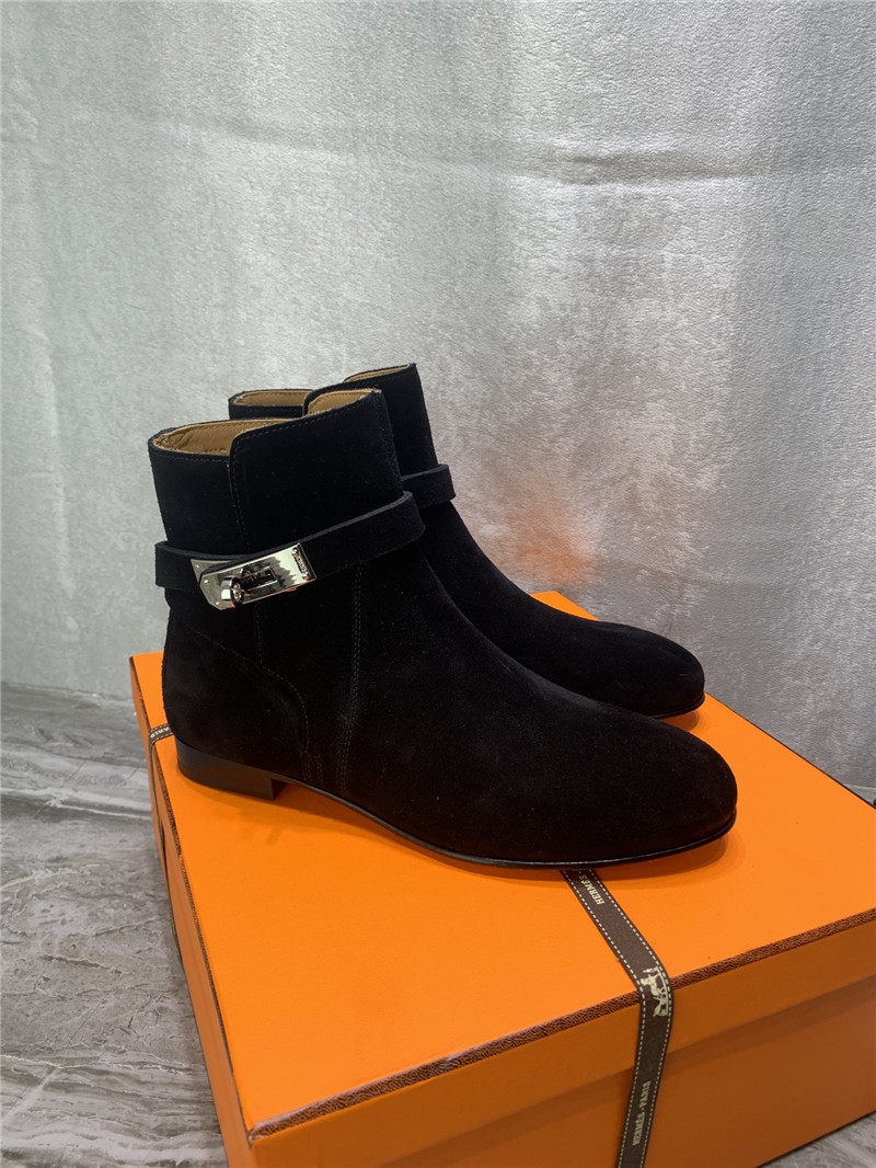 hermes kelly ankle boots