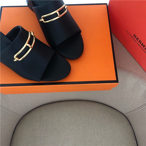 hermes lady slippers sandals