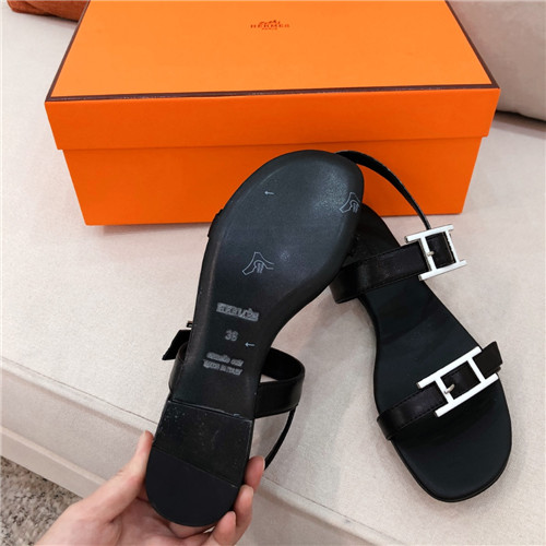 hermes flat sandals