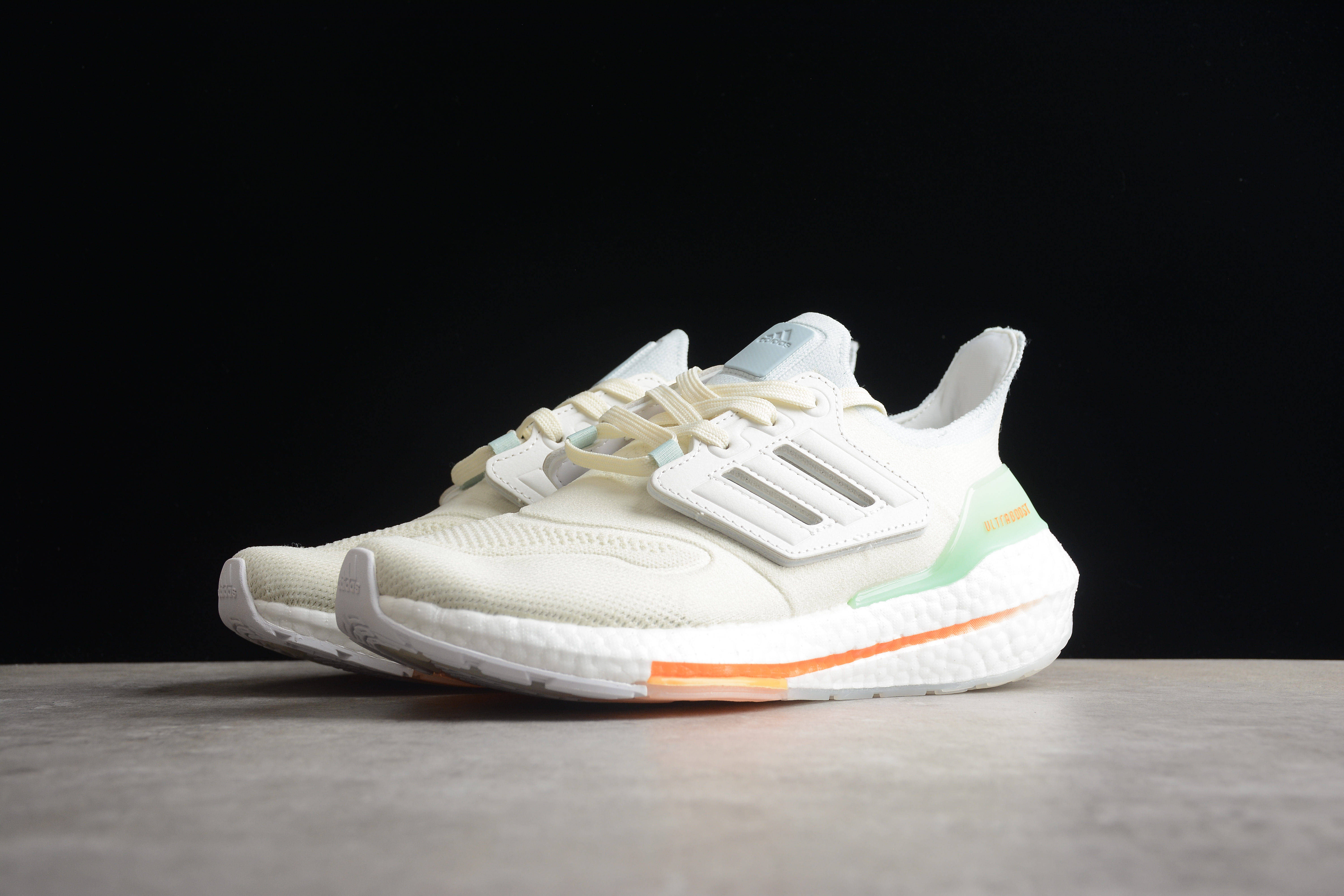 adidas Ultra Boost 22 White Blue Tint Orange GY6227