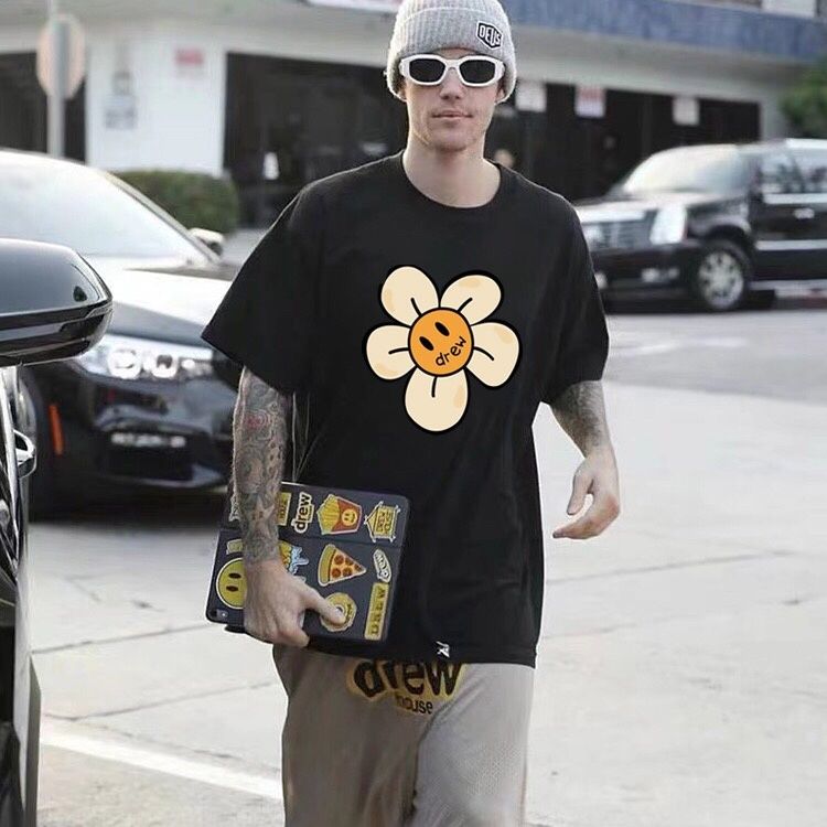 Drew Frangipani Cotton T-Shirt