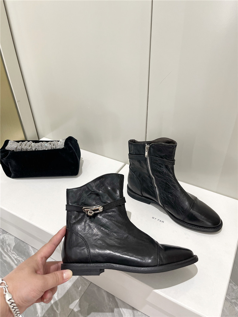 hermes kelly zip ankle boots
