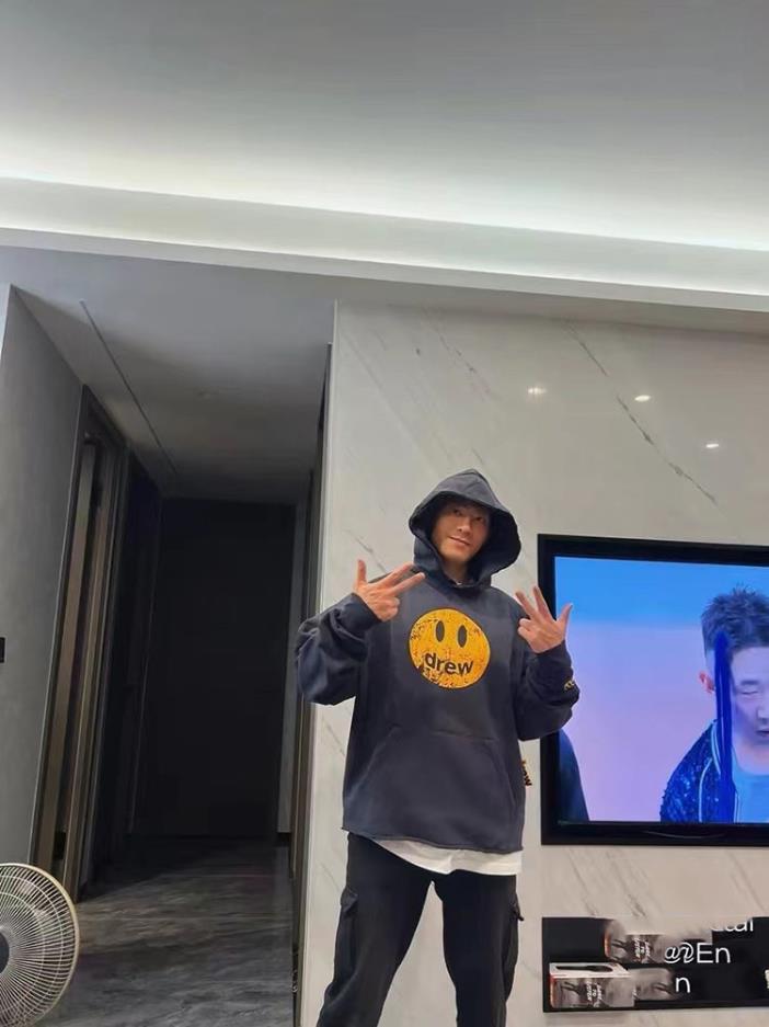 Drew House Black Crack Hoodie