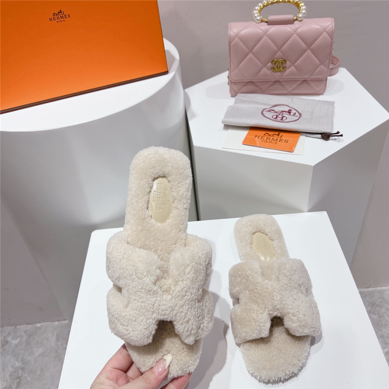Hermès H drags autumn and winter style flat bottom hair drag