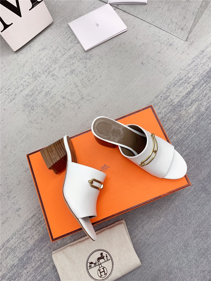 Hermes Sandals Dupe chunky heel sandals