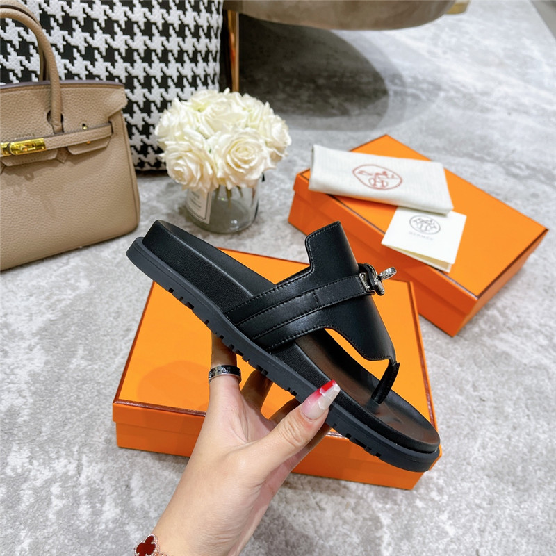 hermes kelly buckle slippers