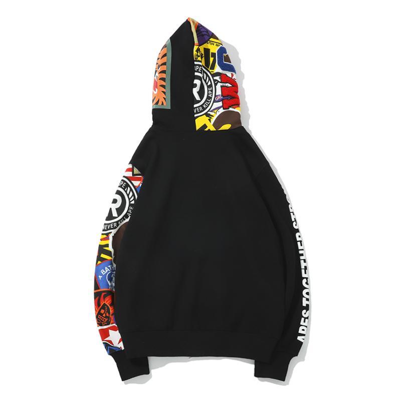 Bape Full Zip Color Hoodie