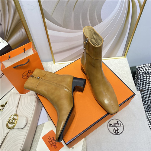 hermes stud ankle boots