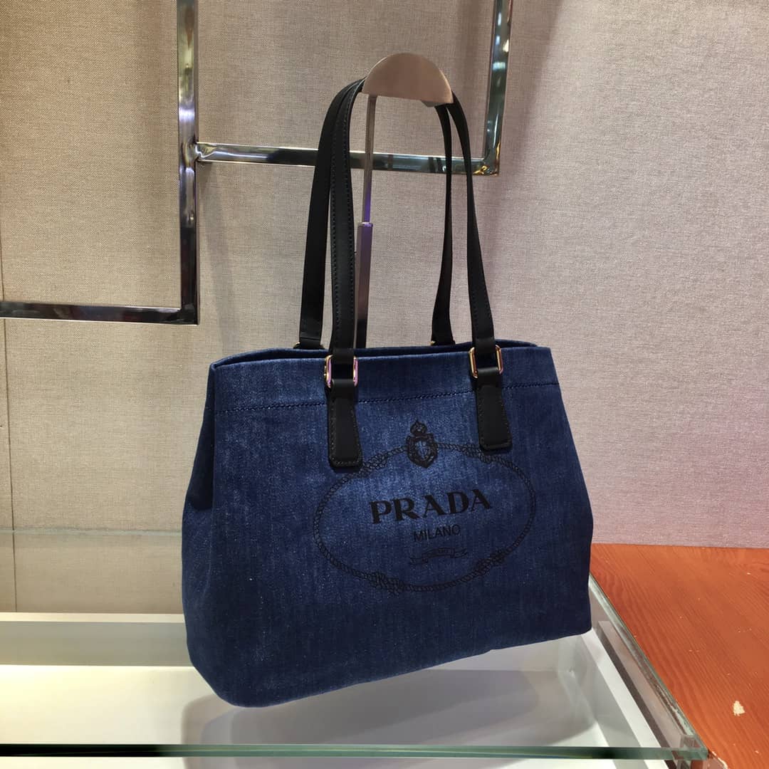 Prada Raffia Tote Dupe Small Linen Blend Calf Leather Replica Tote