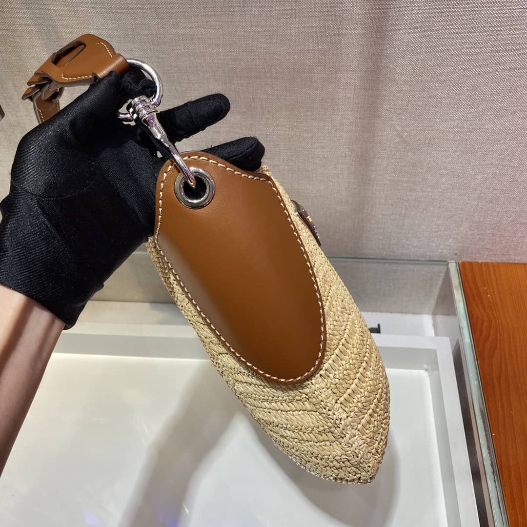 Prada Raffia Leather Replica Bag