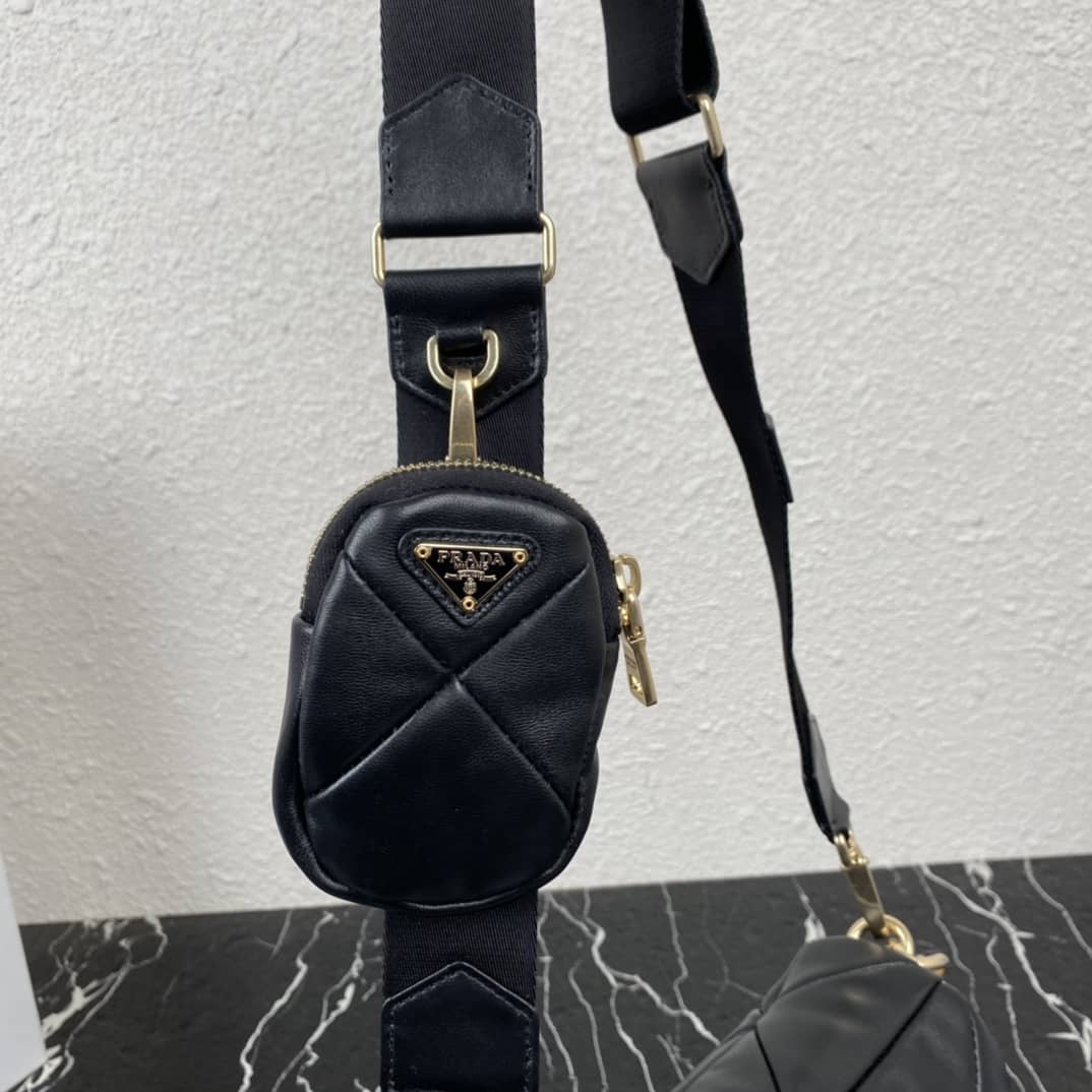 Prada System Nappa Leather Patchwork Replica Bag