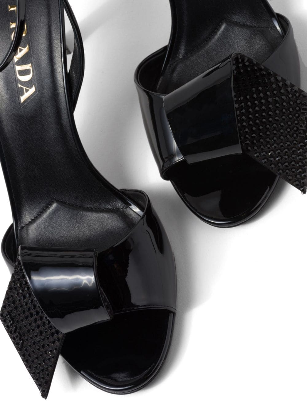 Prada 75mm crystal-embellished sandals