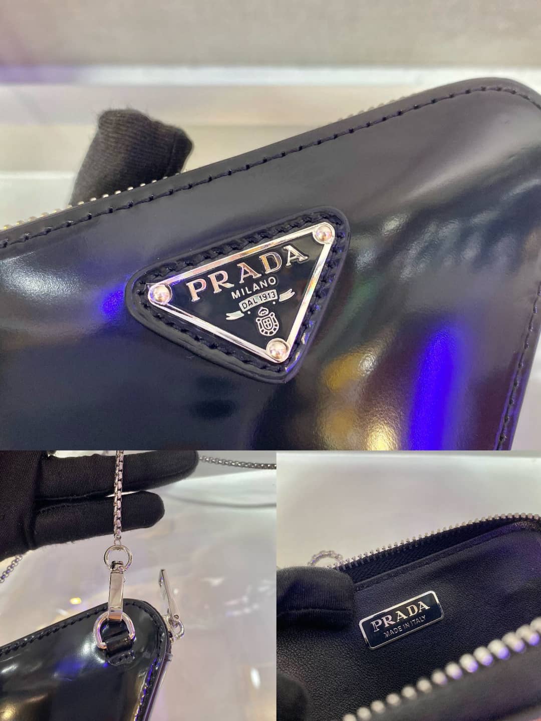Prada Leather Replica Coin Purse