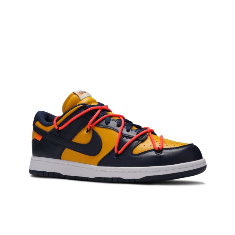 NIKE DUNK LOW LTHR/OW  OFF WHITE