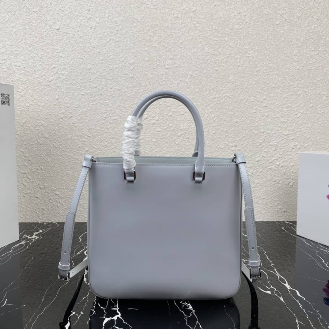 Prada Raffia Tote Dupe Womens Brushed Leather Replica Tote