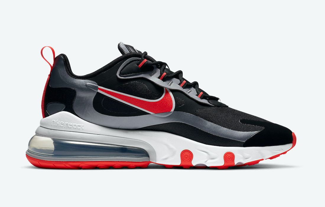 Air Max 270 React  Black Bright Crimson  CT1646-001