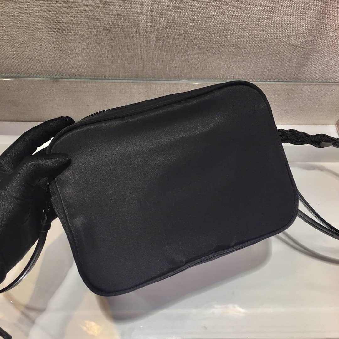 Prada Replica Nylon Saffiano Leather Camera Bag