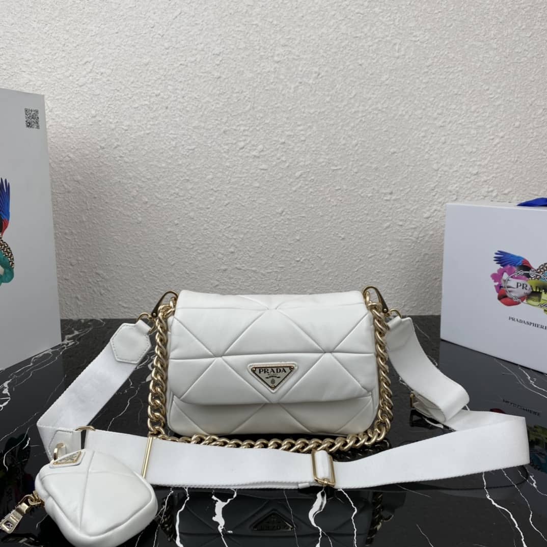 Prada System Nappa Leather Patchwork Replica Bag