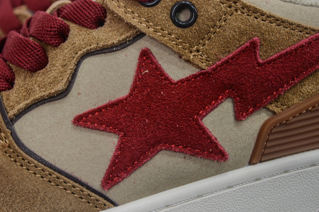 A Bathing Ape Bape SK8 Sta Wheat Red