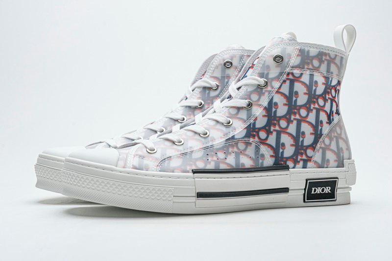 Converse Dupes DIOR B23 High-Top Sneaker Red and Blue