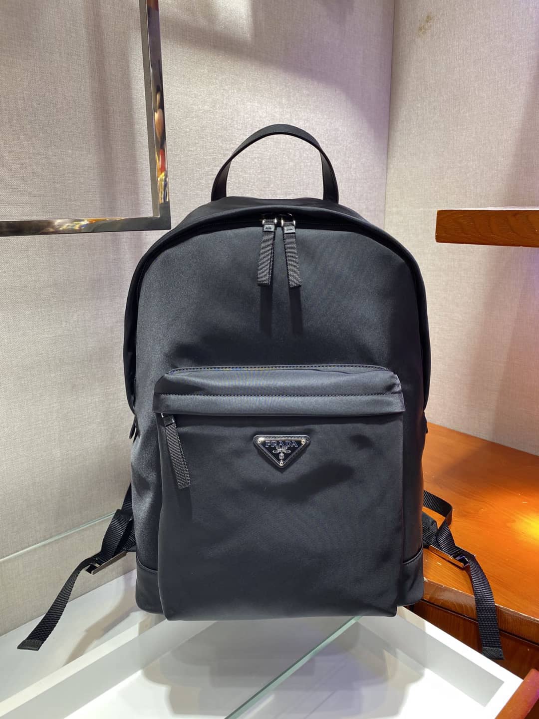 Prada Backpack Dupe Tessuto Zainetto Nylon Leather