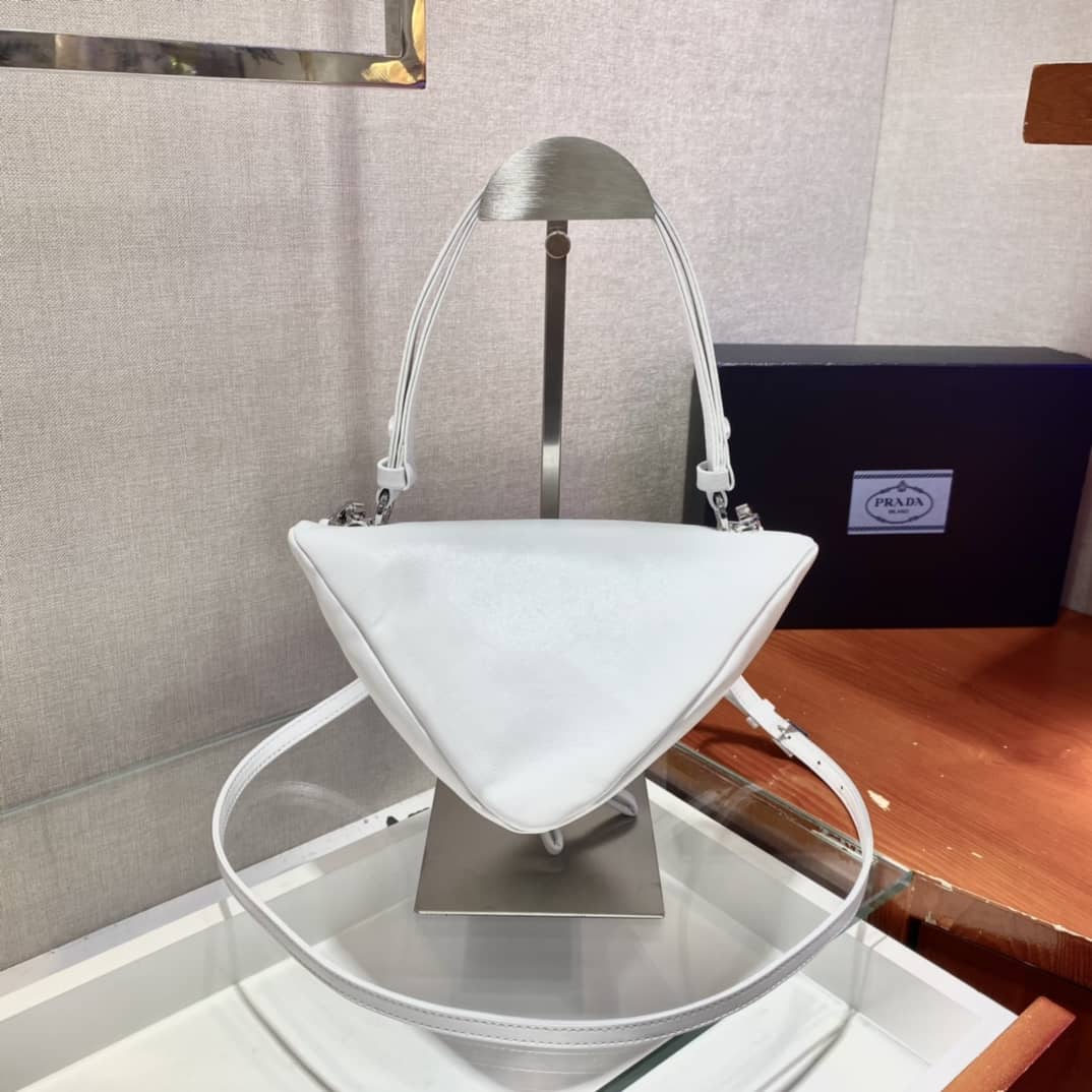 Prada Leather Triangle Replica Shoulder Bag