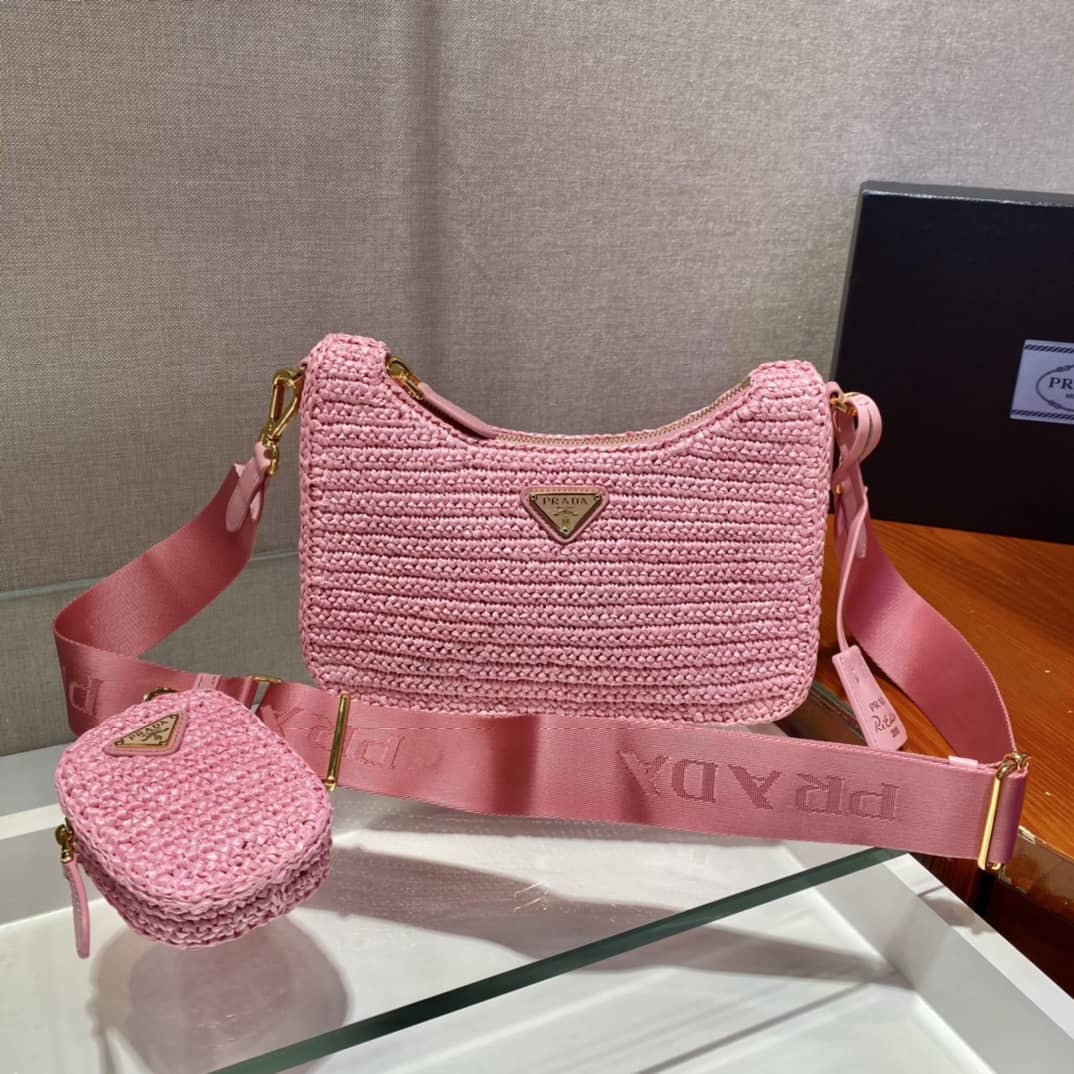 Prada Re-edition 2005 Raffia Replica Bag