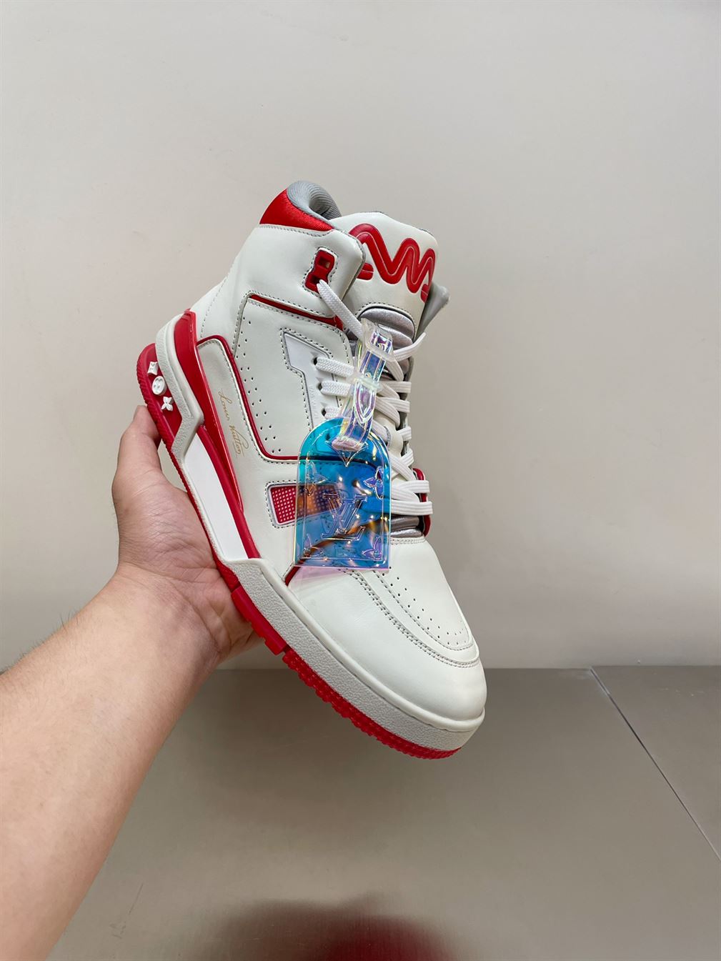 LOUIS VUITTON LV TRAINER SNEAKER BOOT   LVS070