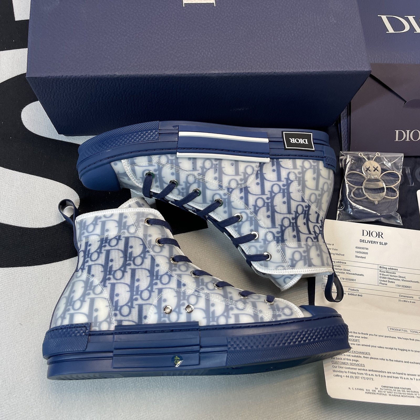 Dior B23 High Top Sneaker 25