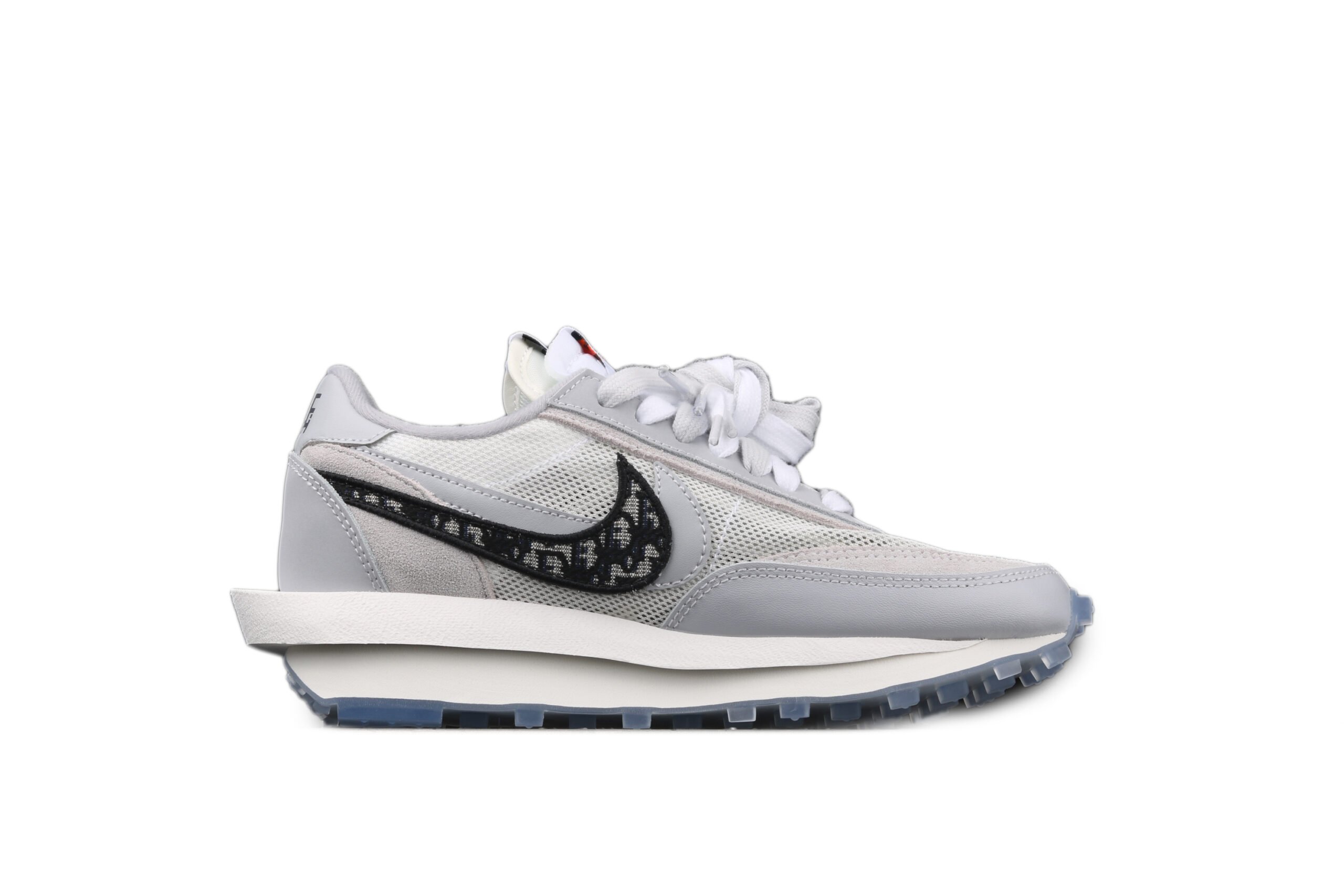 Dior x Sacai x Nk LVD Waffle Daybreak, Swoosh Silver
