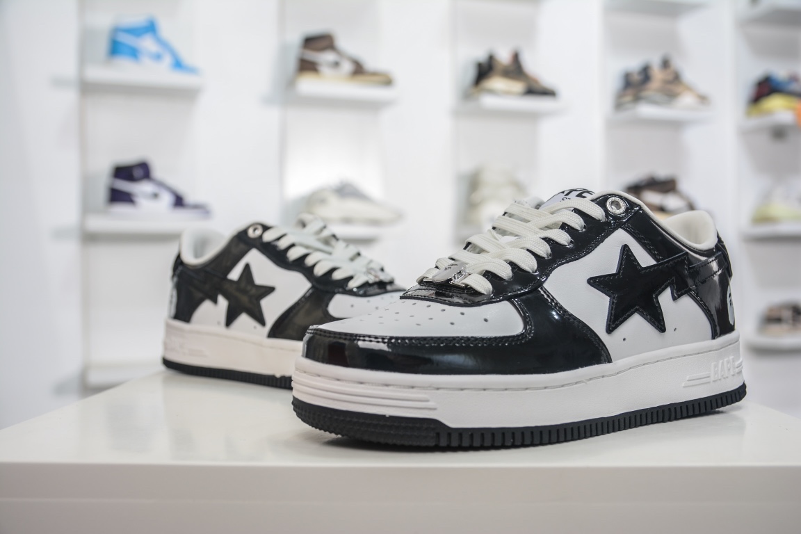 A Bathing Ape Bape Sta Low Black