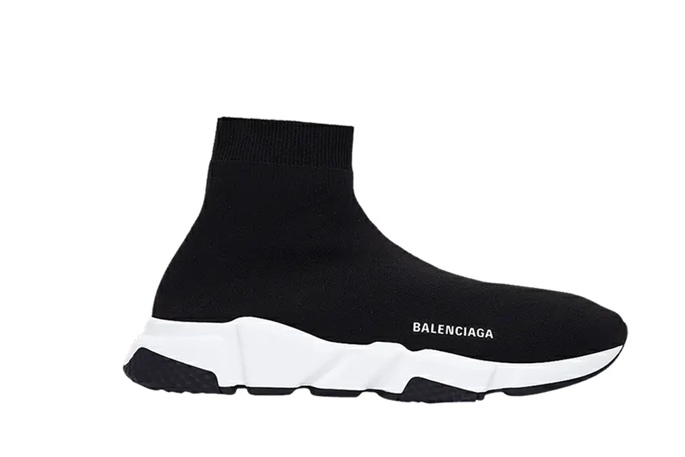 Balenciaga Speed Trainer Mid  Black Upper  Replica