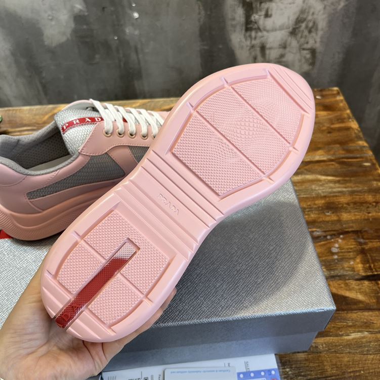PRADA AMERICA S CUP SOFT RUBBER AND BIKE FABRIC SNEAKERS   PRS044