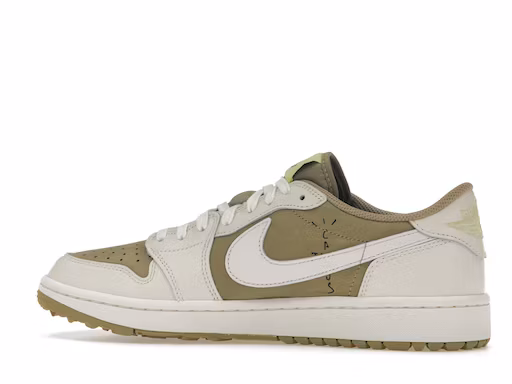 Jordan Reps 1 Retro Low Golf Travis Scott Neutral Olive