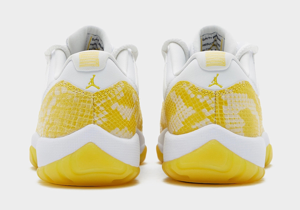 Best  Air Jordan 11 Low  Yellow Snakeskin  AH7860-107