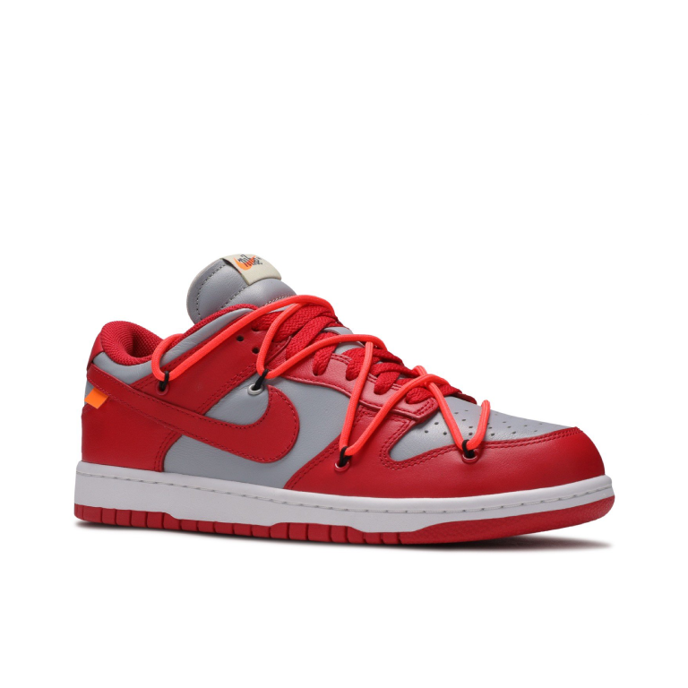 NIKE DUNK LOW LTHR/OW  OFF WHITE