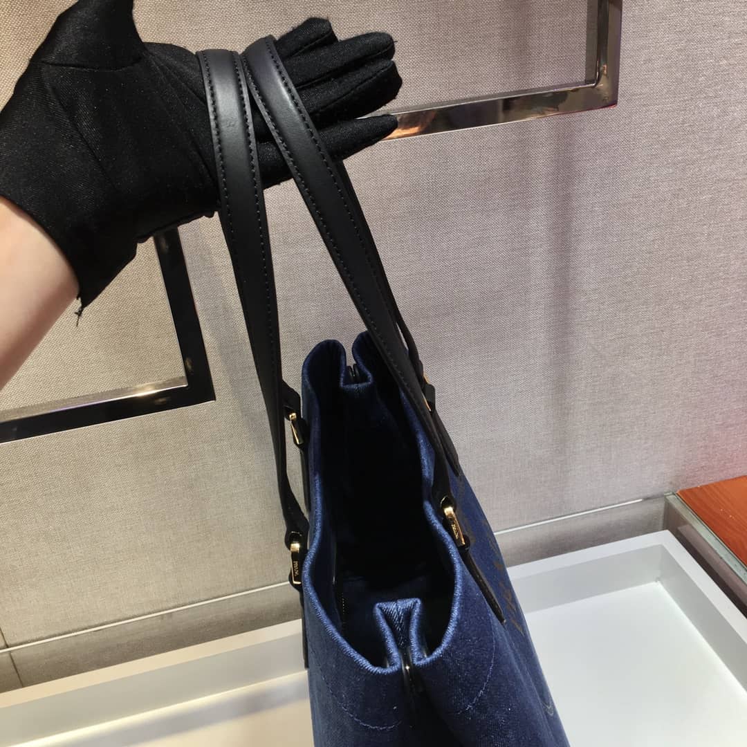 Prada Raffia Tote Dupe Small Linen Blend Calf Leather Replica Tote