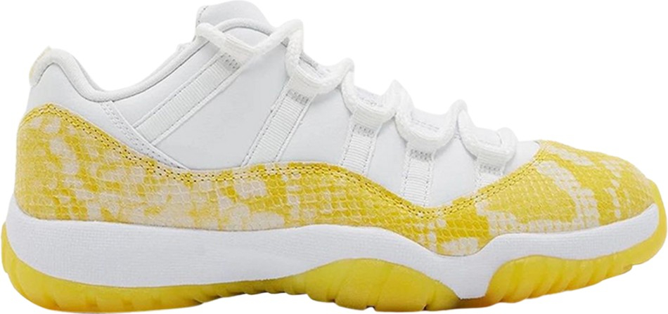 Best  Air Jordan 11 Low  Yellow Snakeskin  AH7860-107