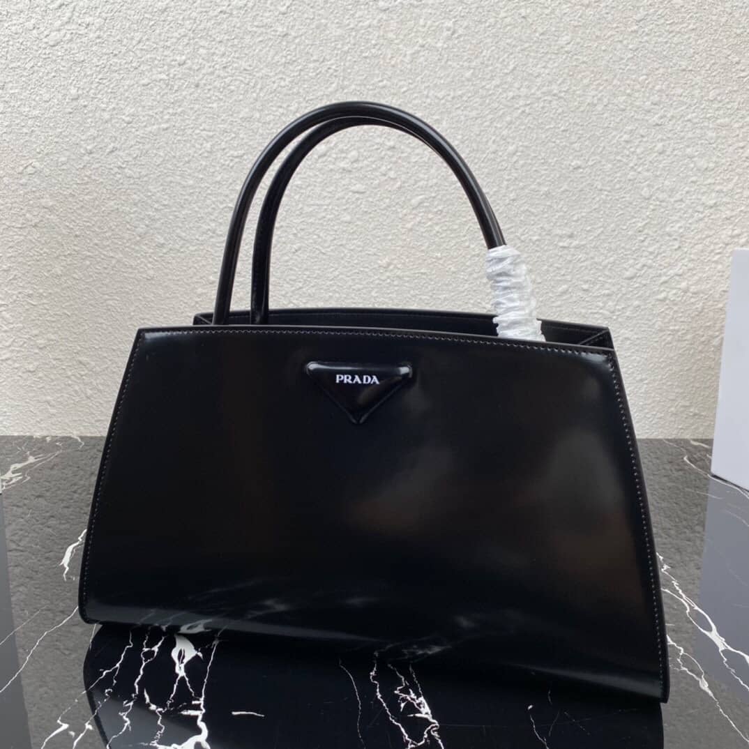 Prada Raffia Tote Dupe Small Brushed Leather Replica Tote