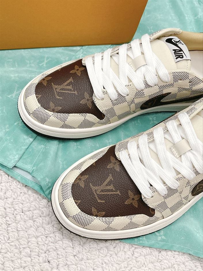 LV Shoes Replica X AIR JORDAN 1   LVS107