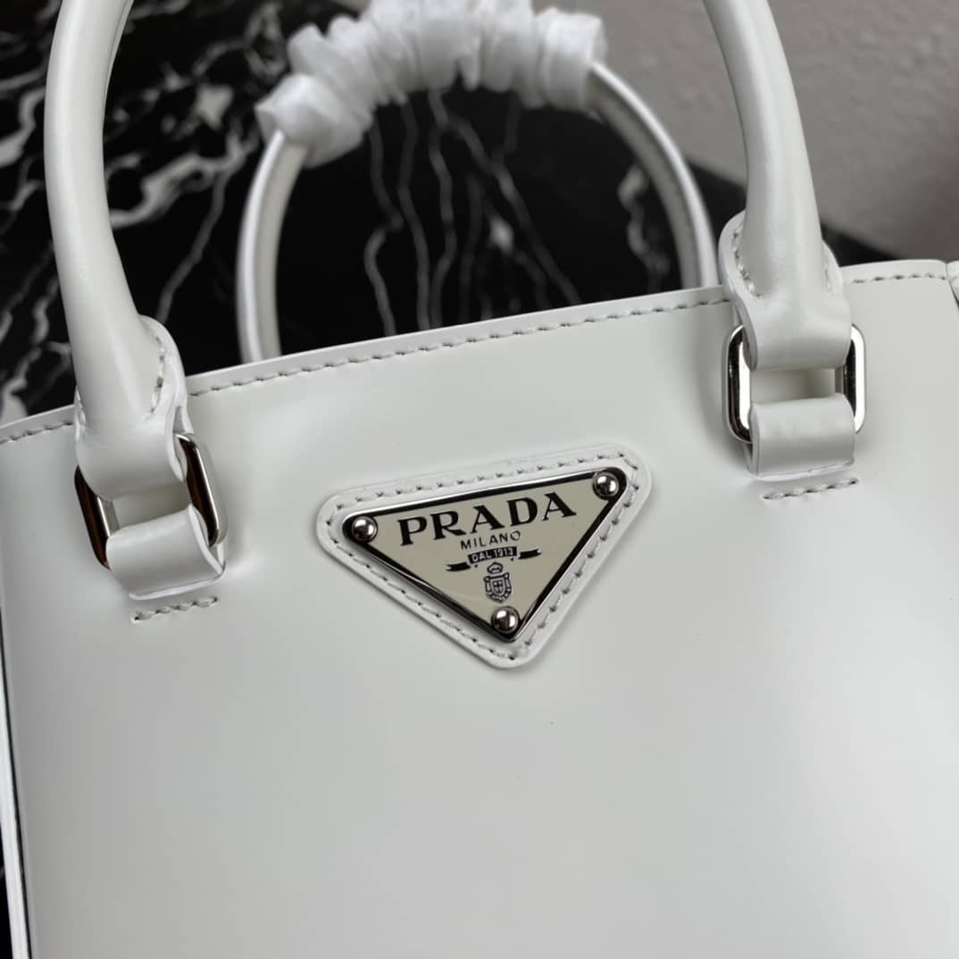 Prada Raffia Tote Dupe Small Brushed Leather Replica Tote